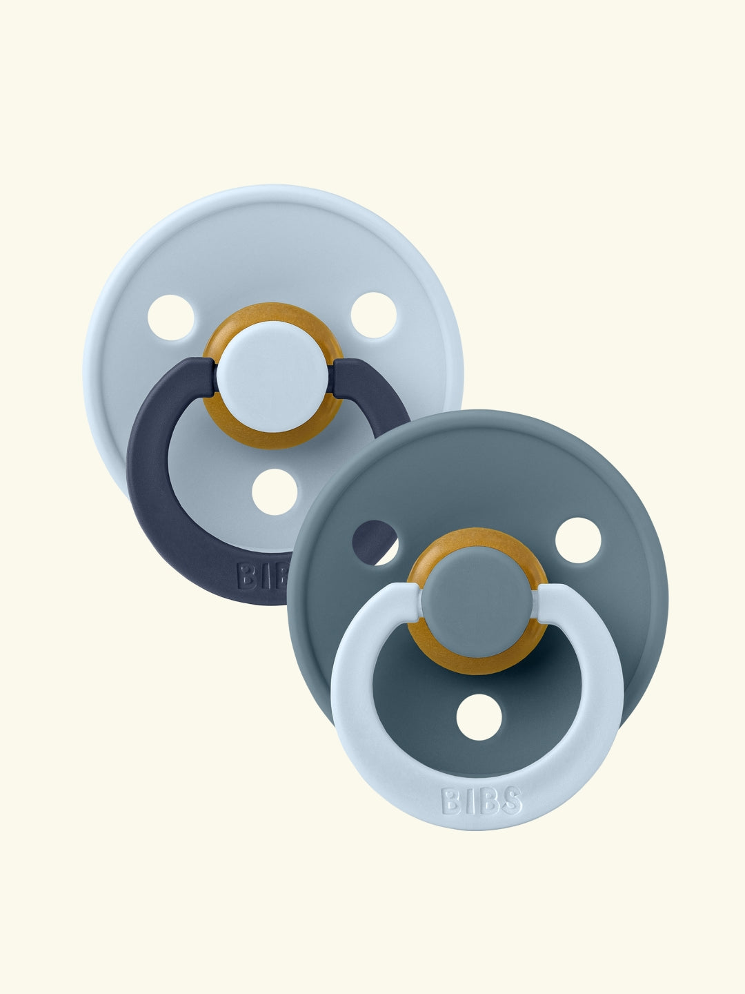 BIBS Colour Round Studio Collection latekslutid 2-pakk 0-6 kuud