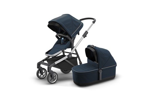 Thule Sleek 2in1 vankrikomplekt, Aluminium/ Navy Blue