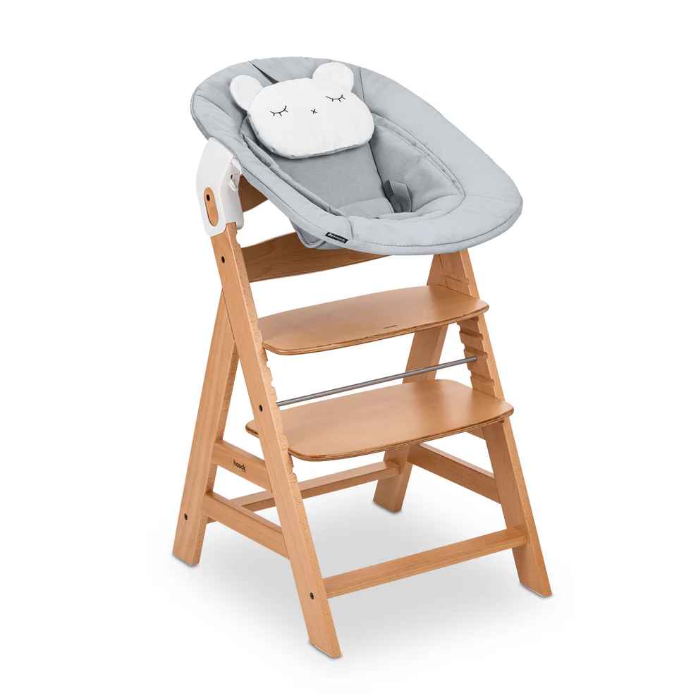 Hauck söögitool Alpha Newborn Set Pre Nature-Grey