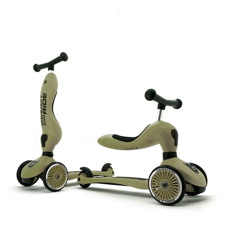 Scoot and Ride ratas Highwaykick 1 OLIVE