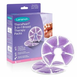 Lansinoh 3-in-1 Therapearl rinnakompress-padi 2tk