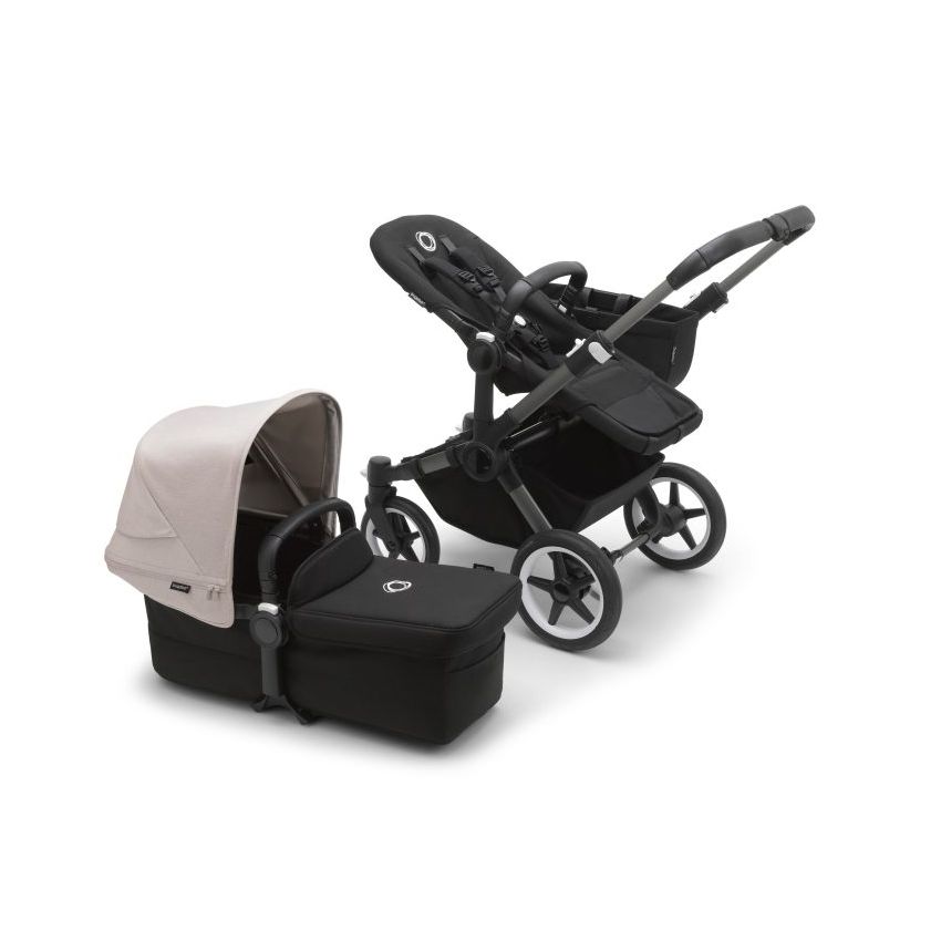 Bugaboo Donkey 5 Mono 2in1 vankrikomplekt Graphite/Midnight Black/Misty White