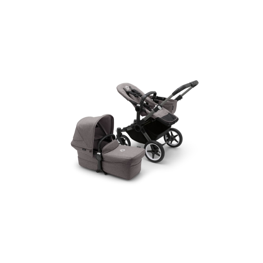 Bugaboo Donkey 5 Mono 2in1 vankrikomplekt Graphite/Grey Melange