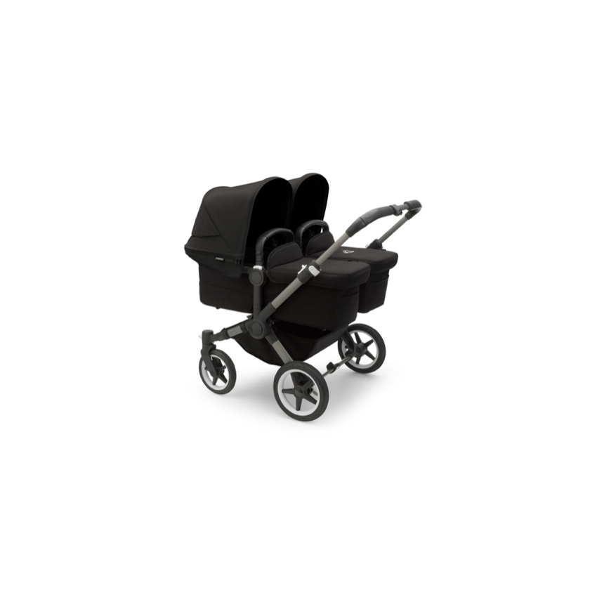 Bugaboo Donkey 5 Twin 2in1 vankrikomplekt Graphite/Midnight Black/Midnight Black