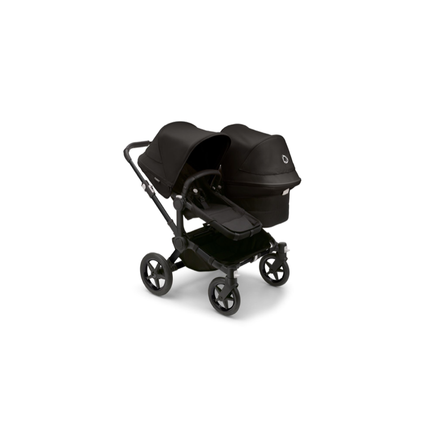 Bugaboo Donkey 5 Duo 2in1 vankrikomplekt Black/Midnight Black