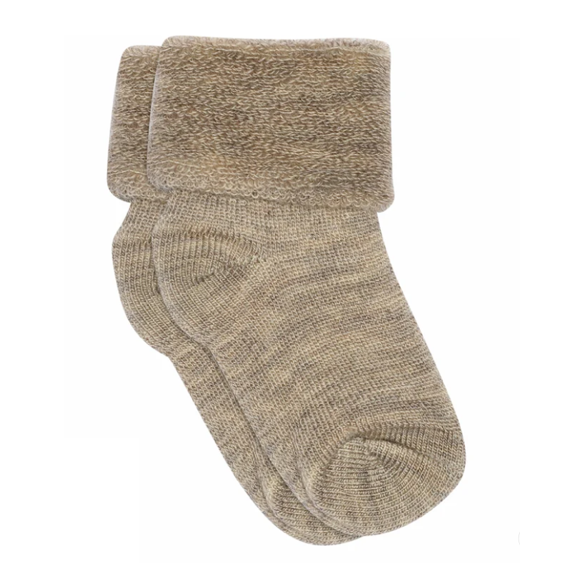 MP meriinovillased beebisokid Light Brown Melange