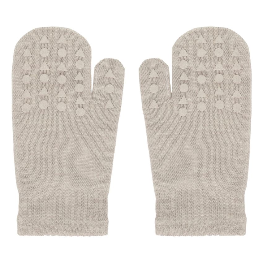 GoBabyGo Wool libisemiskindlad villased labakindad Sand 0-3 a