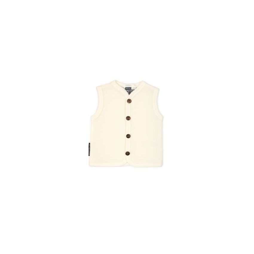 SmallStuff meriinovillane vest nööpidega Off White