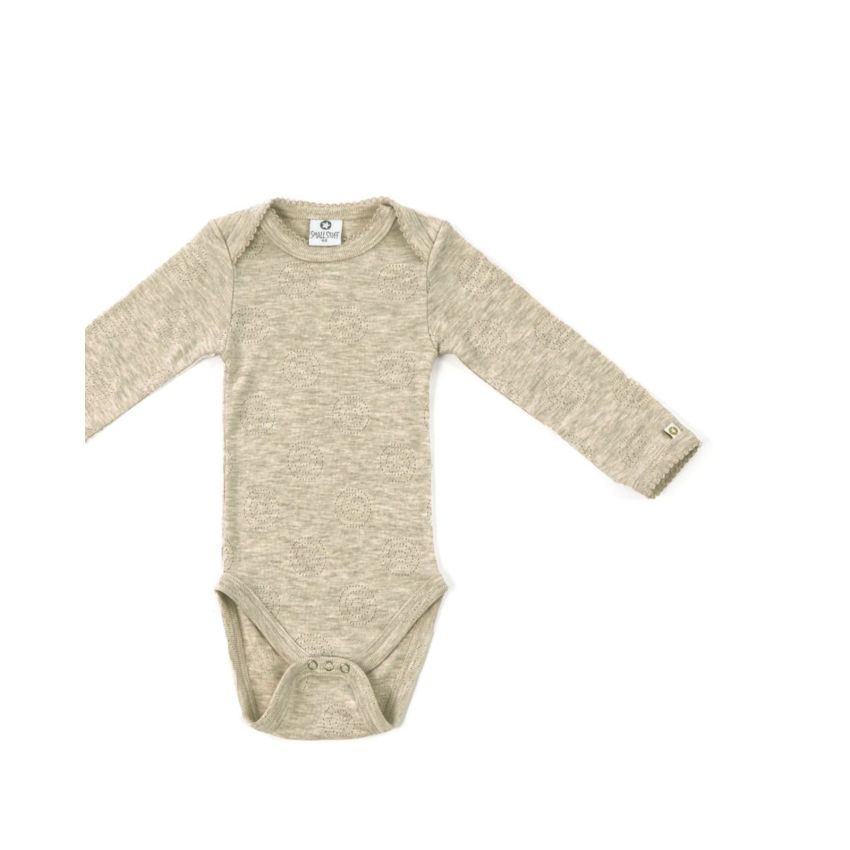 SmallStuff pitsbody pikkade varrukatega Nature Melange