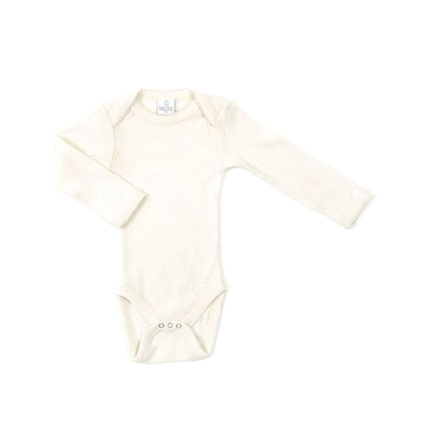 SmallStuff pitskoes body pikkade varrukatega Off White