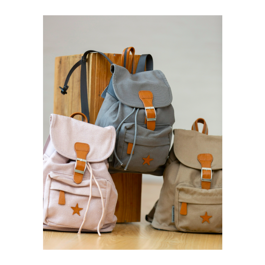 SMALLSTUFF laste seljakott Leather Star 