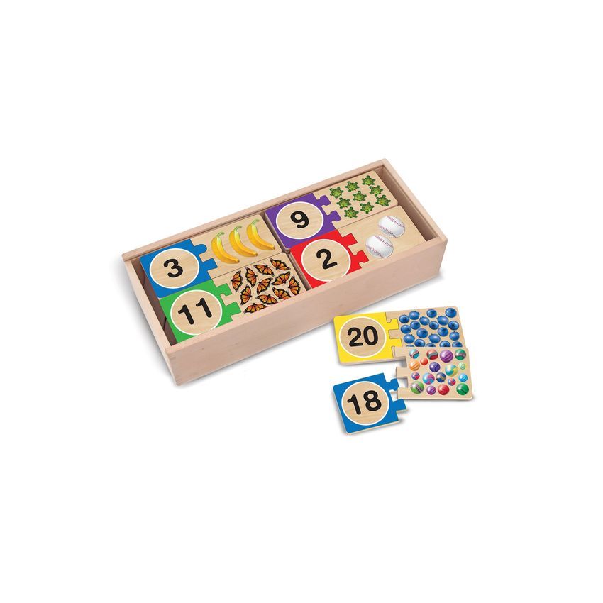 Melissa & Doug puidust puslemäng Numbrid