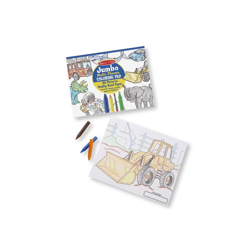 Melissa & Doug Värvimisraamat Kosmos, haid, sport