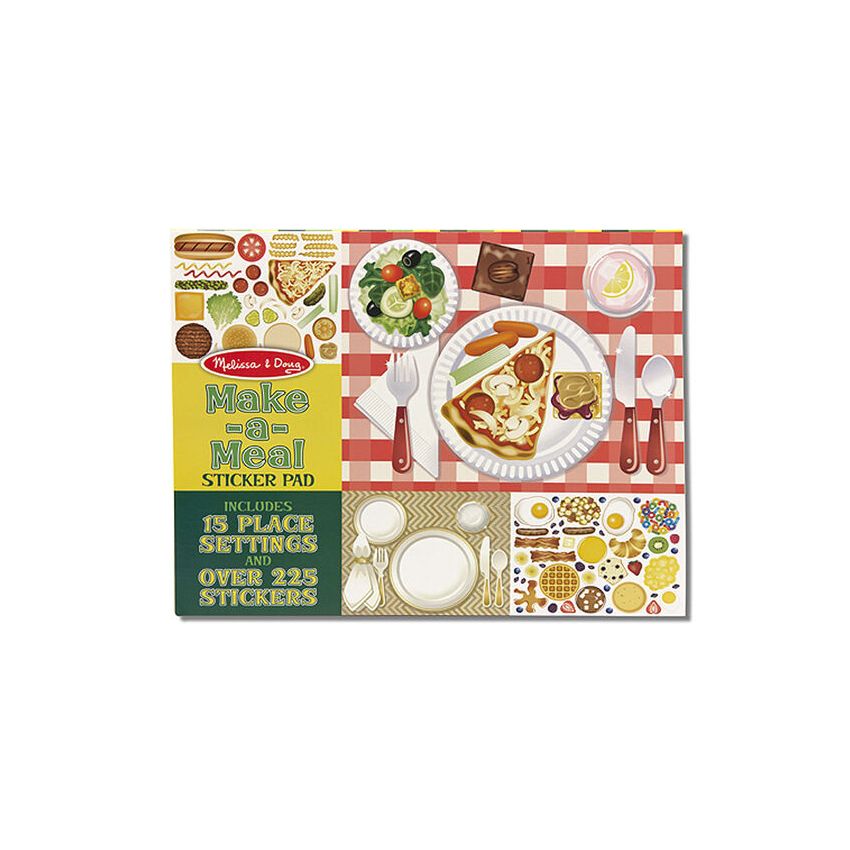 Melissa & Doug kleepsuraamat ja 225+ kleepsu Lauakatmine