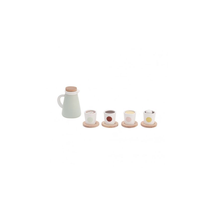 Kids Concept puidust kohviserviis