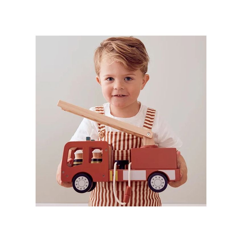 Kids Concept puidust tuletõrjeauto Aiden
