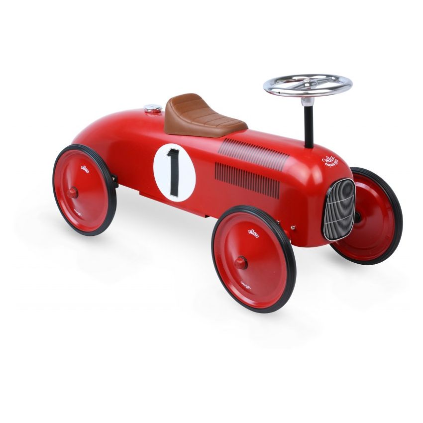 Vilac metallist pealeistutav auto punane