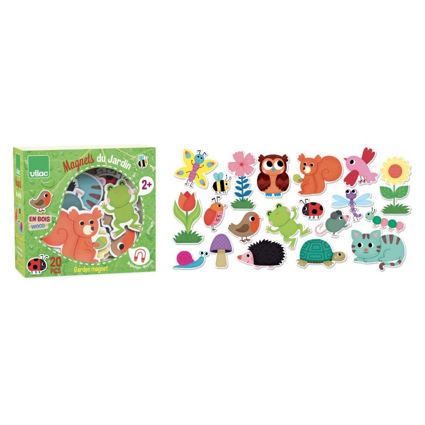 Vilac puidust magneetilised kujundid Aed