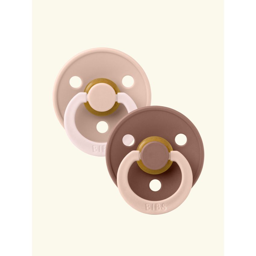 BIBS Colour Round Studio Collection latekslutid 2-pakk 6-18 kuud