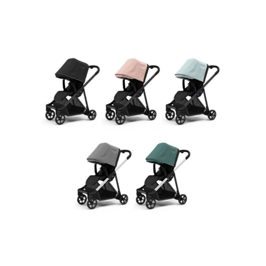 Thule jalutuskäru Shine- Black/ Misty Rose