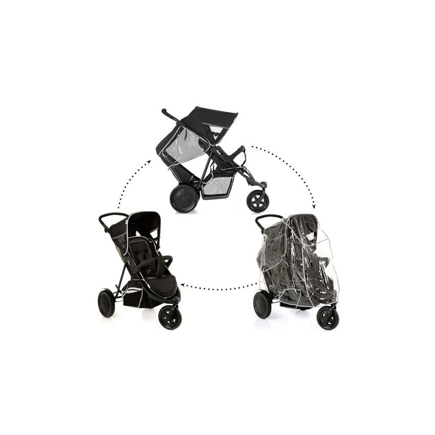 Hauck tandemkäru Freerider, black