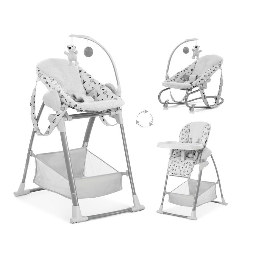 Hauck söögitool-lamamistool Sit N Relax 3in1, nordic grey