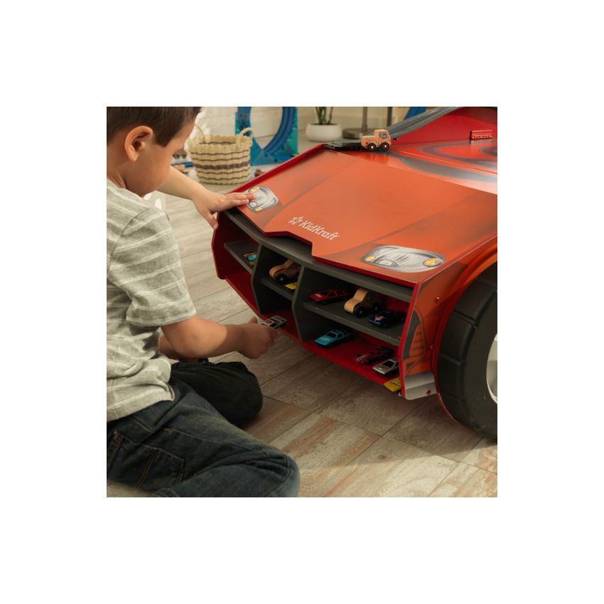 KidKraft autorada tegeluskeskus 2in1 Speedway