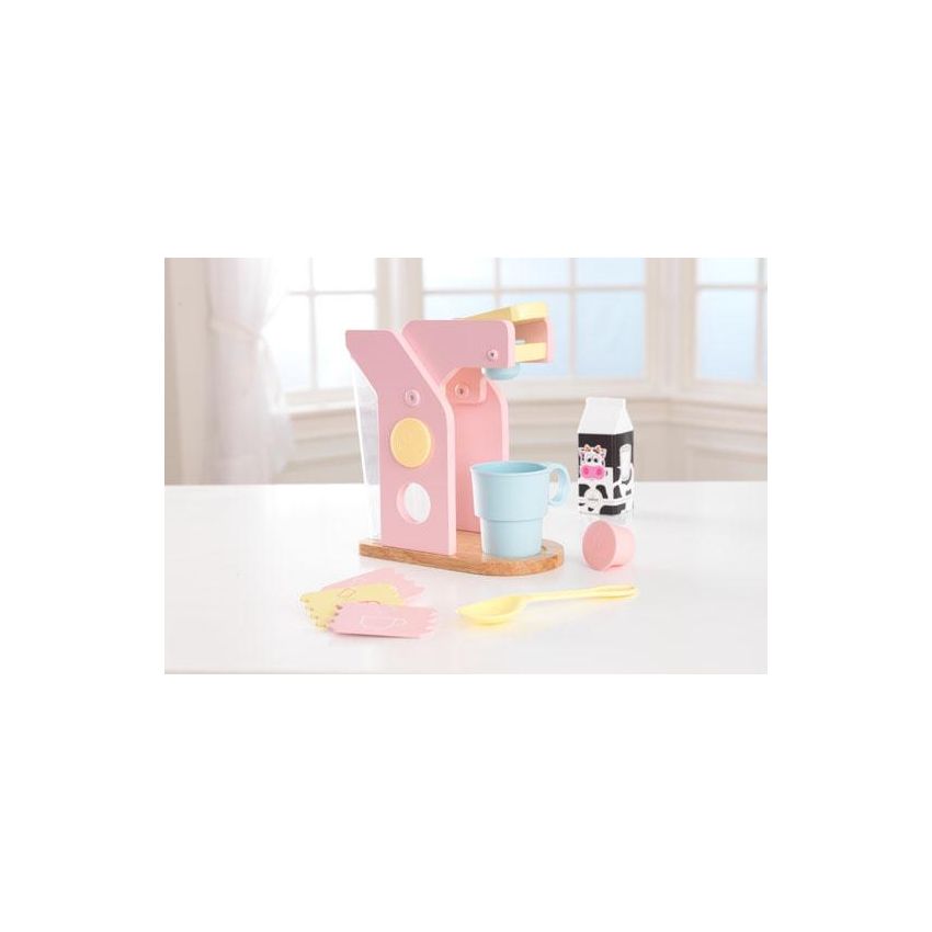 KidKraft kapselkohvimasin puidust-Pastel
