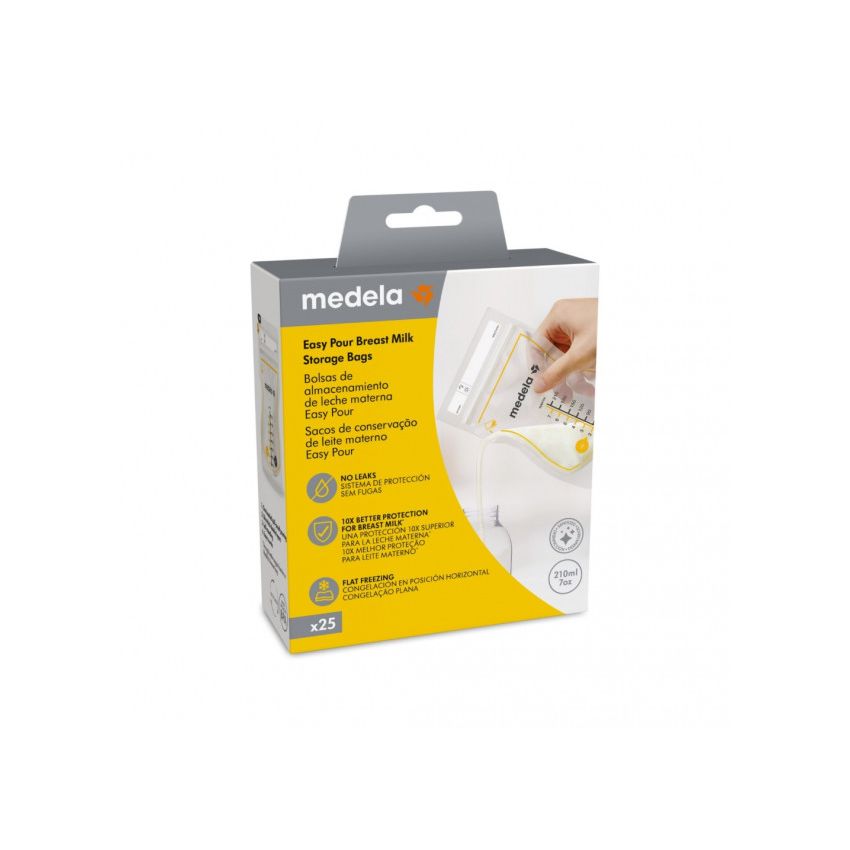 Medela BF Rinnapiima säilituskott 210ml 25tk