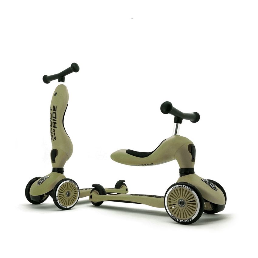 Scoot and Ride ratas Highwaykick 1 OLIVE
