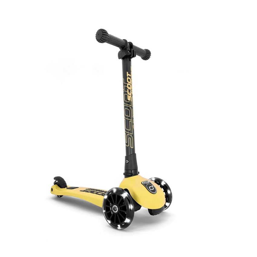 Scoot and Ride tõukeratas Highwaykick 3 LED LEMON
