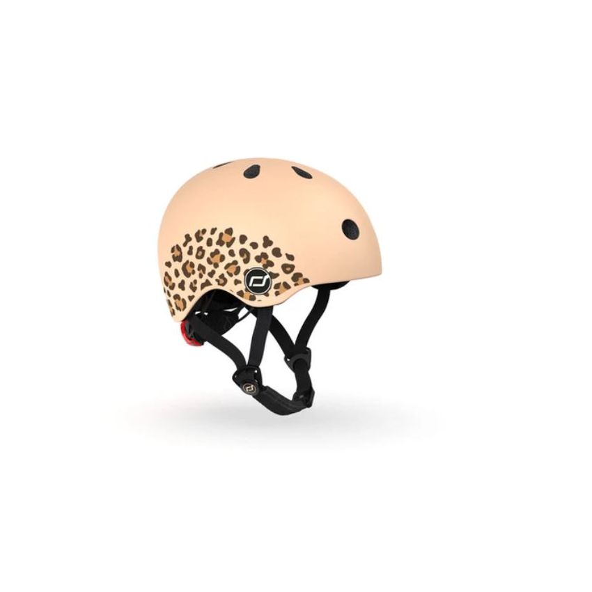 Scoot and Ride väikelaste jalgrattakiiver LEOPARD 45-51 cm XXS-S