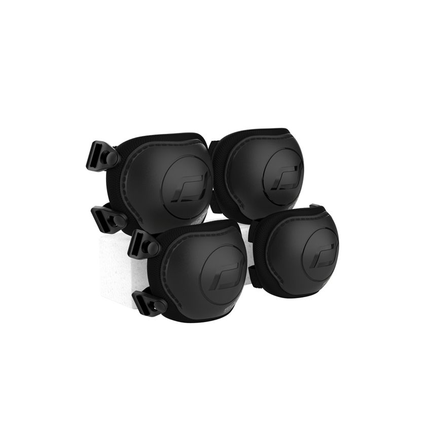 Scoot and Ride põlve- ja küünarnukikaitsmed lastele BLACK