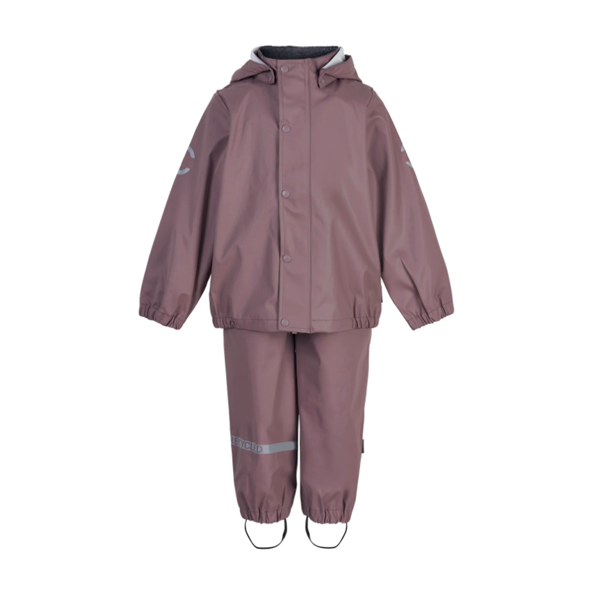 Mikk-Line vihmakomplekt kummivärvliga pükstega - Twilight Mauve