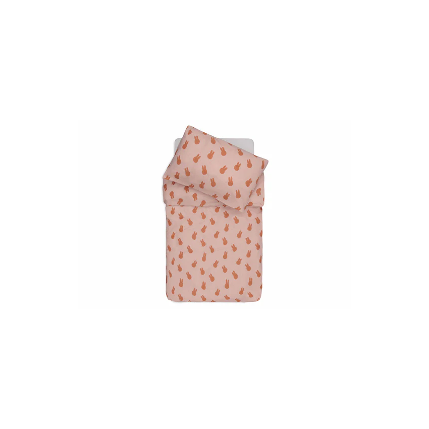 Jollein voodipesu komplekt 100x140cm Miffy Shadow - Wild Rose