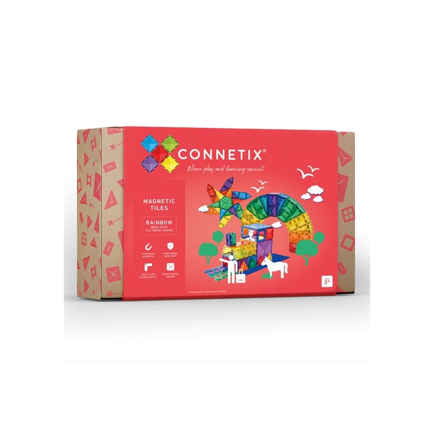 Connetix magnetilised klotsid 212tk Rainbow Mega Pack