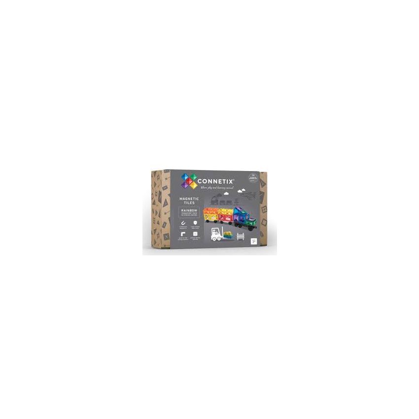 Connetix magnetilised klotsid 50 tk Rainbow Transport Pack