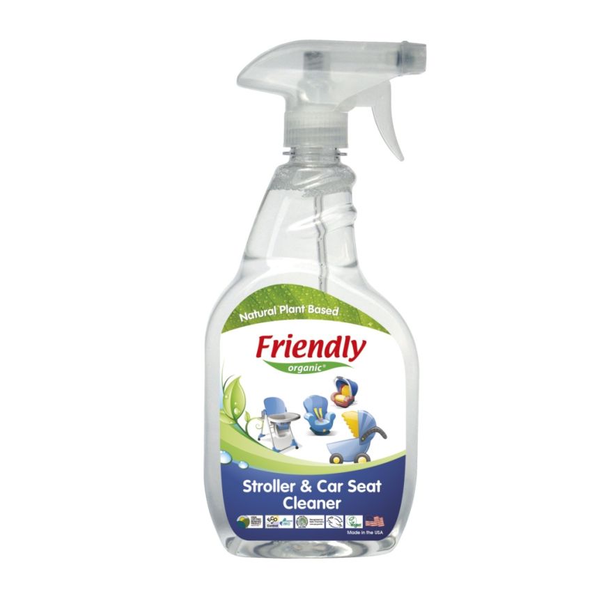 Friendly Organic jalutuskäru, vankri ja autoistme, turvatooli puhastusvahend, 650 ml