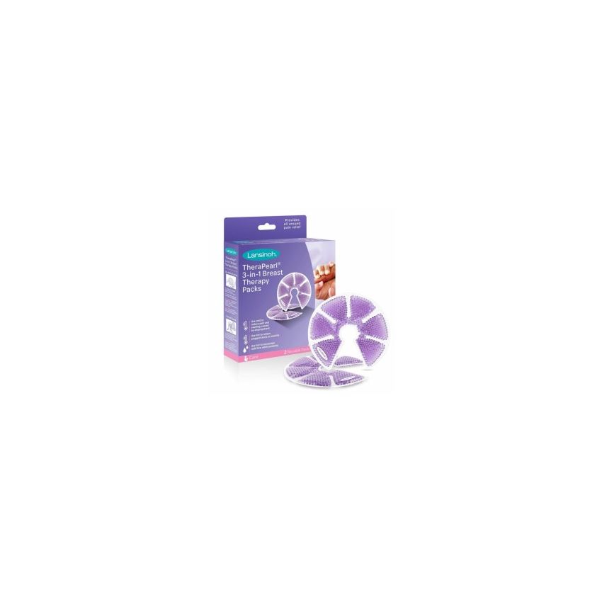 Lansinoh 3-in-1 Therapearl rinnakompress-padi 2tk