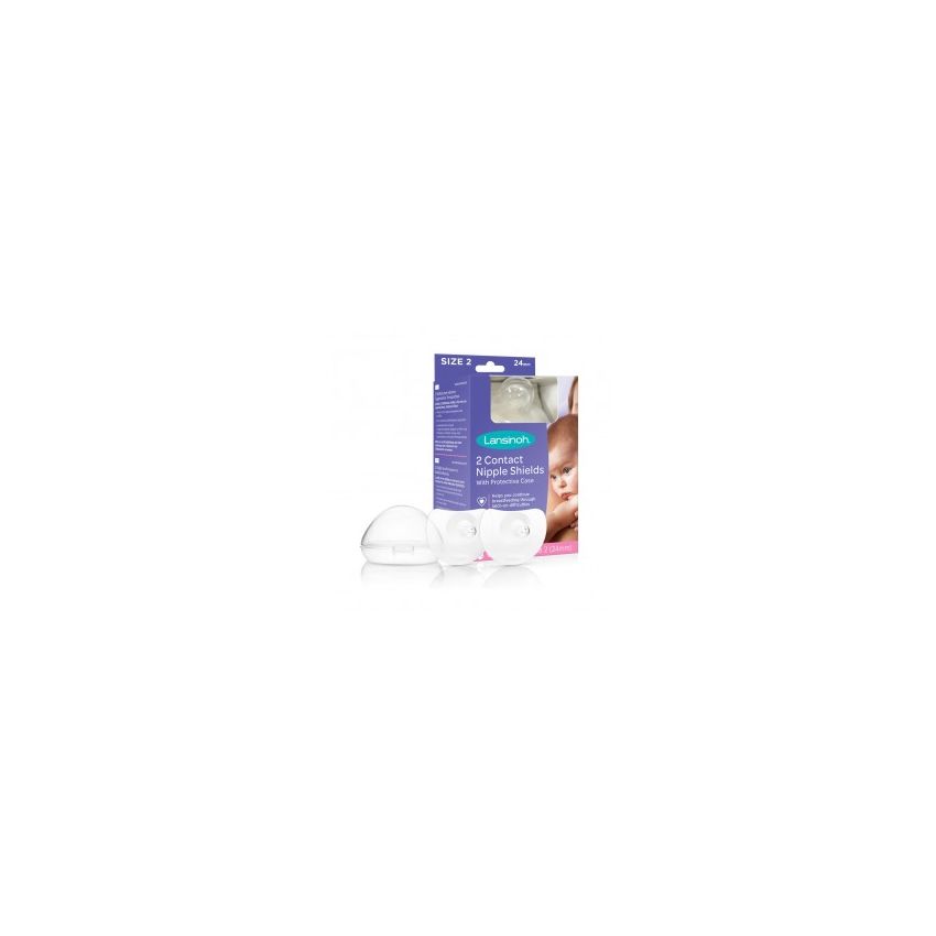 Lansinoh® Contact rinnanibukaitsmed 24mm 2 tk.