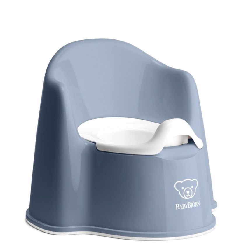 BabyBjörn pissipott seljatoega Potty Chair sinine