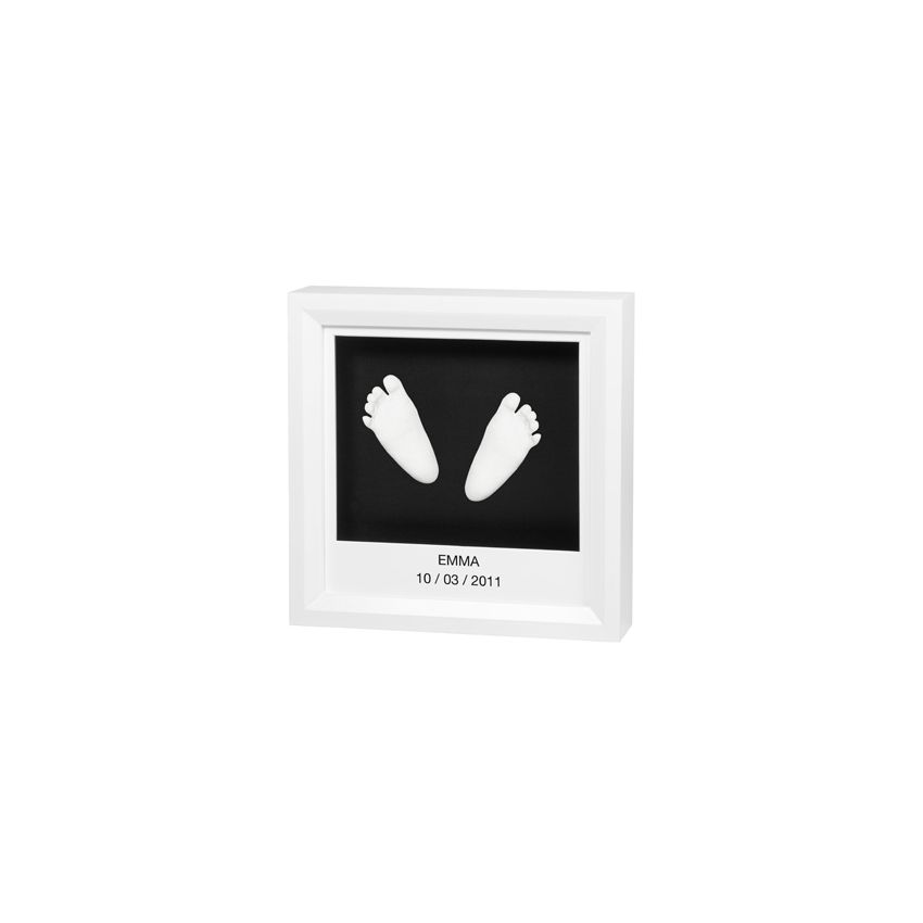 Baby Art skulptuur My Little Steps raamis valge/must