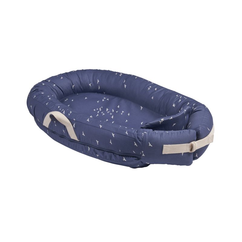 Voksi Premium beebipesa Poppy Blue - Flying