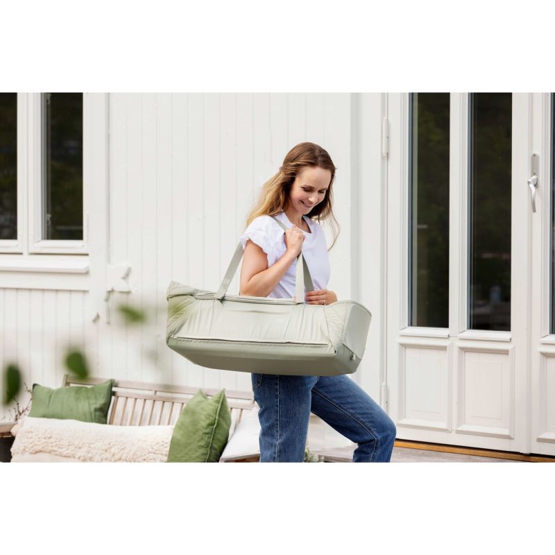 Voksi Carry Me kandekookon Misty Green - Cream