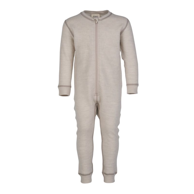 Voksi Wool meriinovillane kombe Double Fleece Seashell Sand