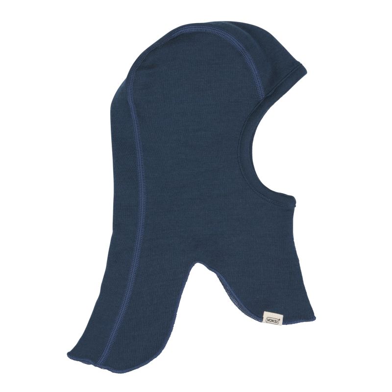 Voksi Wool meriinovillane tuukrimüts Balaclava Poppy Blue