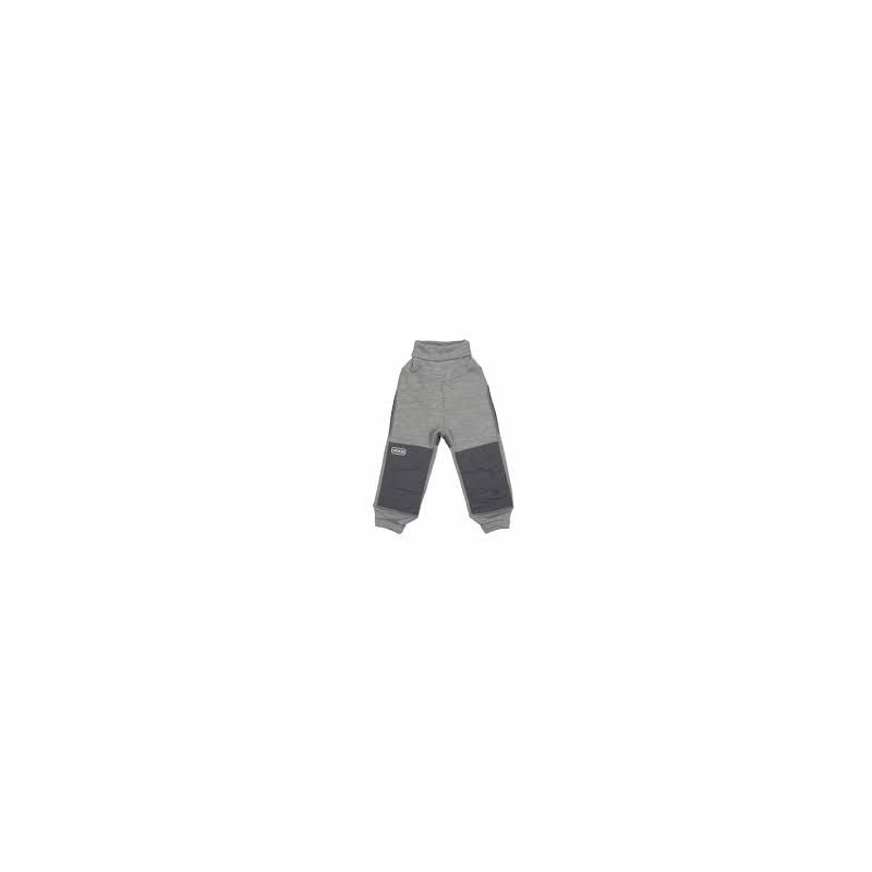 Voksi Wool meriinofliisist püksid Melange Grey