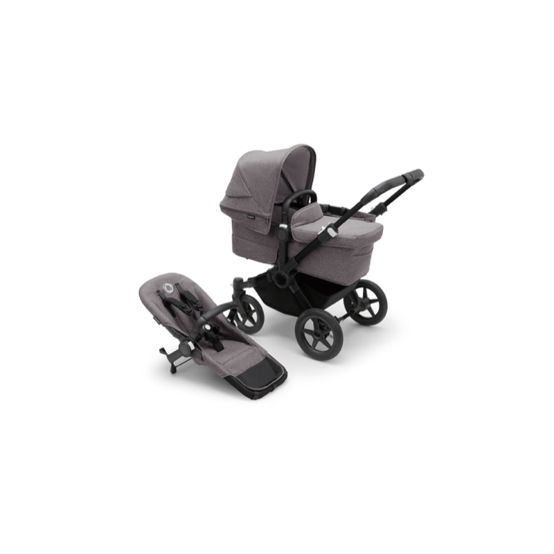Bugaboo Donkey 5 Mono 2in1 vankrikomplekt Black/Grey Melange