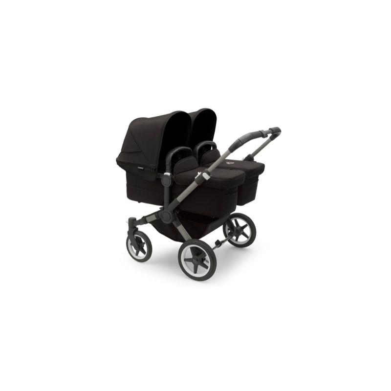 Bugaboo Donkey 5 Twin 2in1 vankrikomplekt Graphite/Midnight Black/Midnight Black