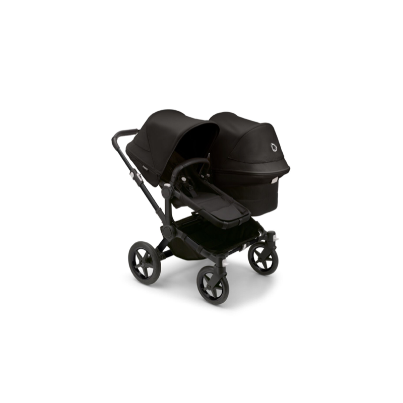 Bugaboo Donkey 5 Duo 2in1 vankrikomplekt Black/Midnight Black